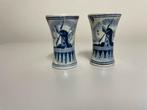 Delfts blauwe vaasjes - set van 2, Antiek en Kunst, Ophalen of Verzenden