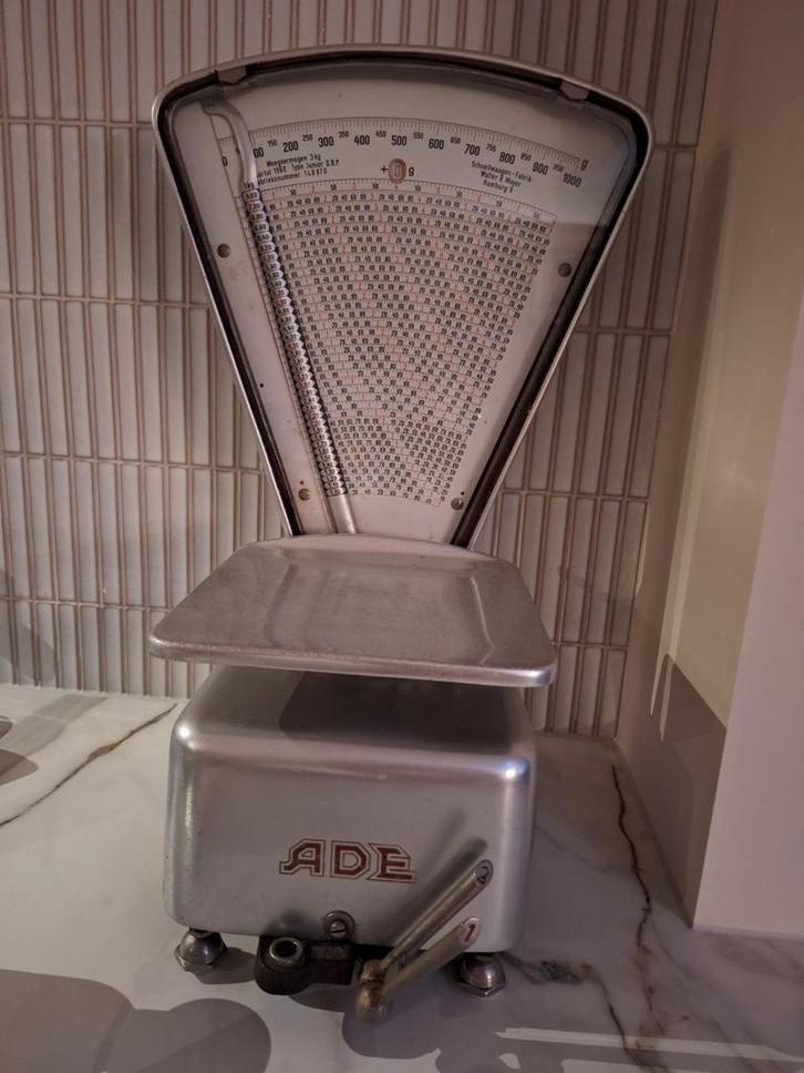 Retro ADE Weegschaal - Perfect Werkend!, Antiek en Kunst, Antiek | Overige Antiek, Ophalen