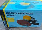 Powerplus Pneumatische Schuurmachine Ø150mm, Ophalen of Verzenden, Zo goed als nieuw, Minder dan 600 watt, Excentrische schuurmachine