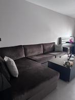 Longe bank velvet, Huis en Inrichting, Banken | Sofa's en Chaises Longues, Ophalen, 300 cm of meer, Zo goed als nieuw, Stof