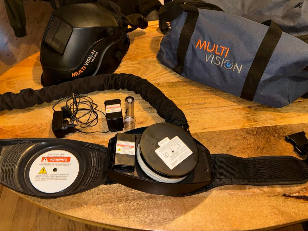 Lashelm compleet, Lasfilter, Ophalen of Verzenden, Zo goed als nieuw