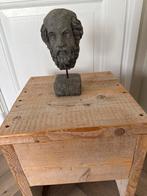 Antiek ogend stenen hoofd, Ophalen of Verzenden