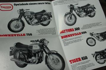 Triumph 1973 ? verkoop folder T150 T140 T120 TR7V TR6R T100r beschikbaar voor biedingen