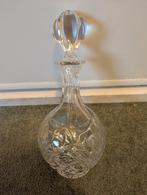 Kristal  kristallen karaf met stop, Antiek en Kunst, Antiek | Glas en Kristal, Ophalen of Verzenden