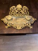 Antiek bronzen bureau set, Ophalen of Verzenden, Brons