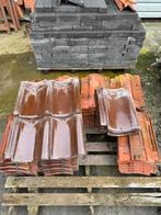 Bruin verglaasde dakpannen - Mooie kwaliteit!, Doe-het-zelf en Verbouw, Dakpannen en Dakbedekking, Gebruikt, Ophalen of Verzenden