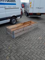 Kist 240x80 mooi voor bloembakken kisten palletranden, Tuin en Terras, Bloembakken en Plantenbakken, Ophalen, Rond, Hout, Minder dan 30 cm