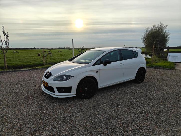 Seat Leon 2.0 Tfsi 16V 155KW FR DSG 2009 Wit, Auto's, Seat, Particulier, Leon, ABS, Adaptieve lichten, Airbags, Airconditioning