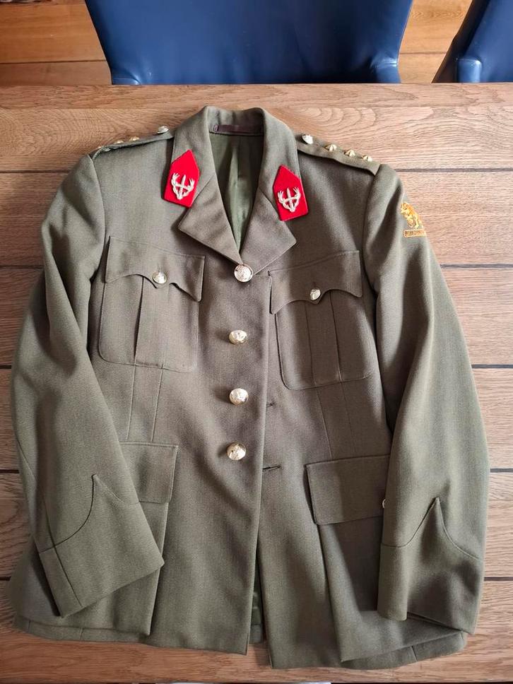 Vintage KL Landmacht Uniform Jas - Hoge Rang leger, Kleding | Heren, Kostuums en Colberts, Ophalen of Verzenden