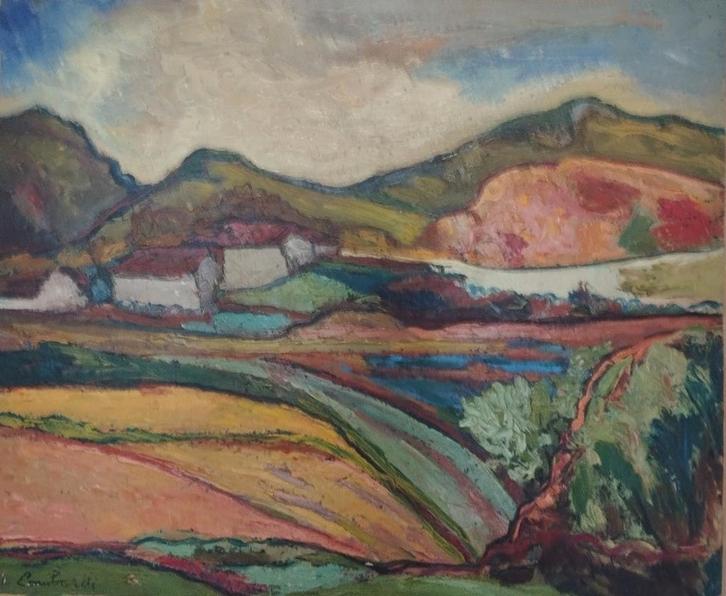 Schilderij Lombardi, Antiek en Kunst, Kunst | Schilderijen | Klassiek, Ophalen