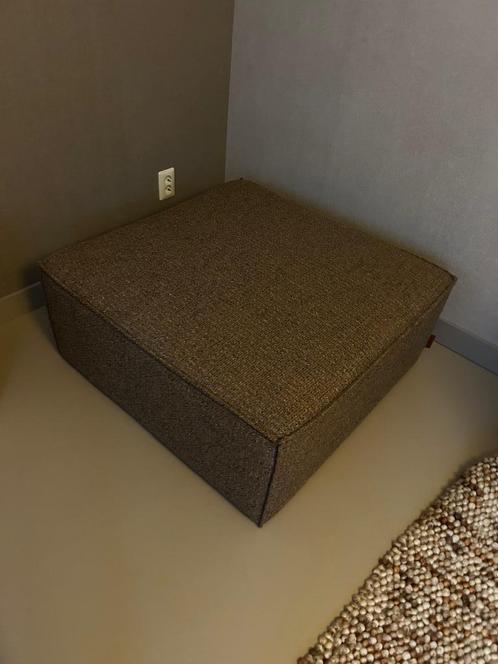 Bruine grote hocker/salontafel, Huis en Inrichting, Banken | Voetenbanken en Poefen, Zo goed als nieuw, 75 tot 100 cm, 75 tot 100 cm