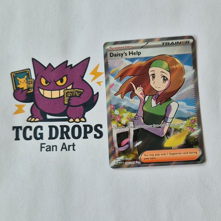 Daisy's Help	195/165 Scarlet & Violet 151, Hobby en Vrije tijd, Verzamelkaartspellen | Pokémon, Zo goed als nieuw, Ophalen of Verzenden