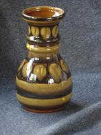 Plateel vaas Flora. Bruintinten., Ophalen of Verzenden