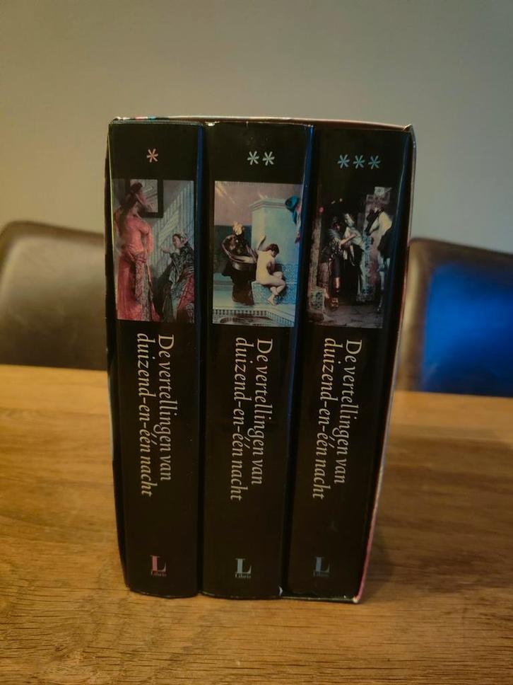 Libris ed Duizend-en-een-nacht, gebonden drieluik, boxset, Boeken, Fantasy, Zo goed als nieuw, Ophalen of Verzenden