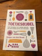 Toetjesbijbel Rutger van den Broek - Nieuwstaat!, Boeken, Kookboeken, Vegetarisch, Nieuw, Ophalen of Verzenden, Europa