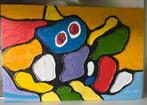 Kleurrijk schilderij, Ophalen