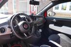 Fiat 500 S 0.9 Sport | Rosso Corsa | 6 Bak | Cruise Control, Voorwielaandrijving, Gebruikt, Zwart, Leder en Stof