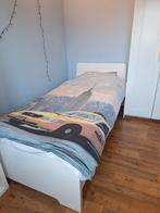 ASKVOLL IKEA bedframe 90x200, Huis en Inrichting, Slaapkamer | Bedden, 90 cm, Wit, Ophalen, Twijfelaar