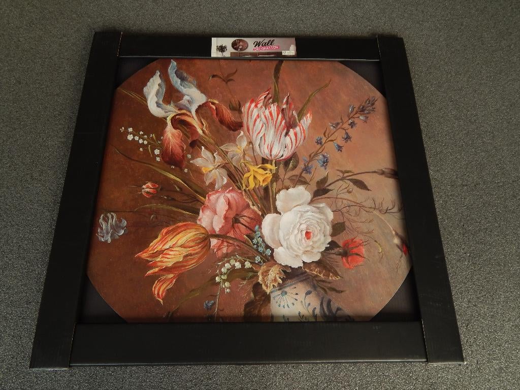 Ronde wand decoratie / kunst reproductie, 50 tot 75 cm, Nieuw, Ophalen of Verzenden, Schilderij