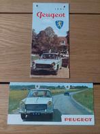 2 Brochures Peugeot 1961 & 1962, Boeken, Auto's | Folders en Tijdschriften, Ophalen of Verzenden, Zo goed als nieuw, Peugeot