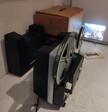 ELMO GP LUX FILMPROJECTOR VOOR DE SUPER 8 en DUBBEL 8 FILMS beschikbaar voor biedingen
