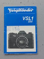 Voigtlander VSL1 BM manual, Ophalen of Verzenden, Gelezen, Voigtlander, Folder
