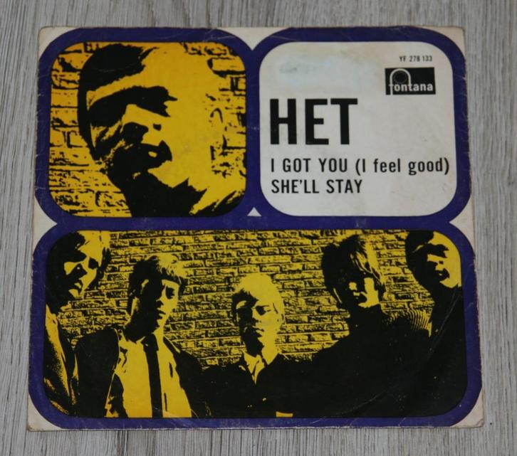 HET ( I got you (i feel good) 1966 nederbeat, Cd's en Dvd's, Vinyl Singles, Gebruikt, Single, Pop, 7 inch, Verzenden