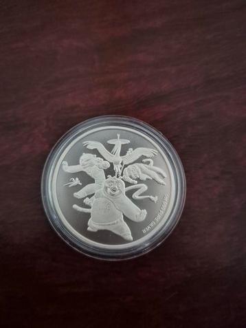 0.999 zilver ounce Samoa 2023 DreamWorks Kung Fu Panda beschikbaar voor biedingen
