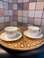 Villeroy & Boch,”Mariposa”Bone China,2 kop en schotels,, Ophalen of Verzenden