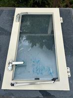 Houten kozijn met dubbelglas, Doe-het-zelf en Verbouw, Glas en Ramen, Ophalen, Gevelraam of Ruit, Gebruikt, Minder dan 80 cm