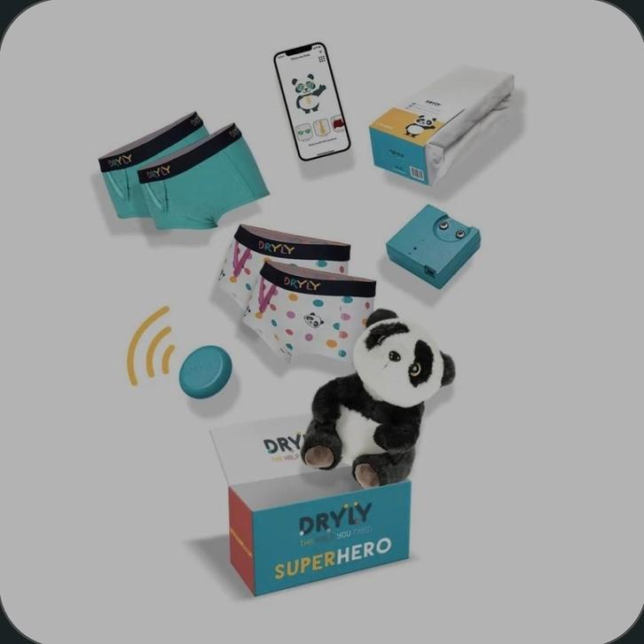 Dryly plaswekker superhero maat 122/128, Kinderen en Baby's, Overige Kinderen en Baby's, Zo goed als nieuw, Ophalen of Verzenden