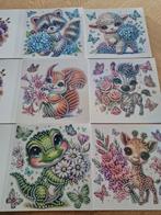 Kaartenset Diamond Painting dieren - 6 stuks, Ophalen of Verzenden, Nieuw