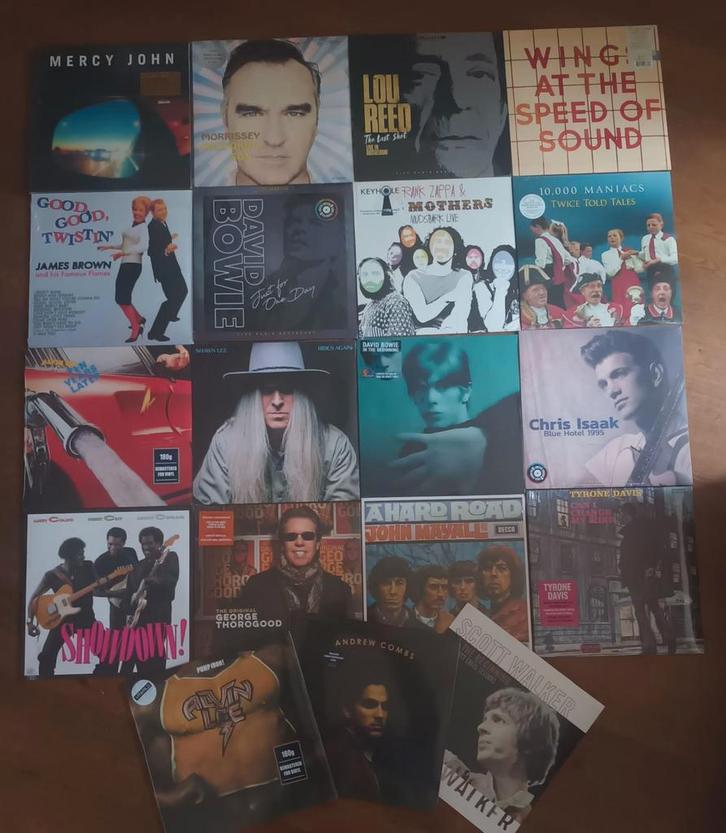 98 Rock/Pop/Jazz & Blues lp's nieuw in seal €16.50 per stuk, Cd's en Dvd's, Vinyl | Rock, Nieuw in verpakking, Overige genres