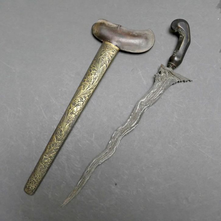 7 luks Naga Raja keris Draken koning kris afk Java Indonesie, Antiek en Kunst, Kunst | Niet-Westerse kunst, Verzenden