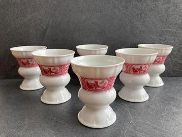 6 Rüdesheimer koffie bekers (Asbach Uralt koffie) beschikbaar voor biedingen