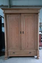 Kast, hang-leg, oudgrenen, zgst € 240, Huis en Inrichting, Kasten | Kledingkasten, Gebruikt, 100 tot 150 cm, 200 cm of meer, Grenenhout