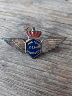 vintage junior klm stewardess speld, Verzamelen, Verzenden, Gebruikt, Patch, Badge of Embleem