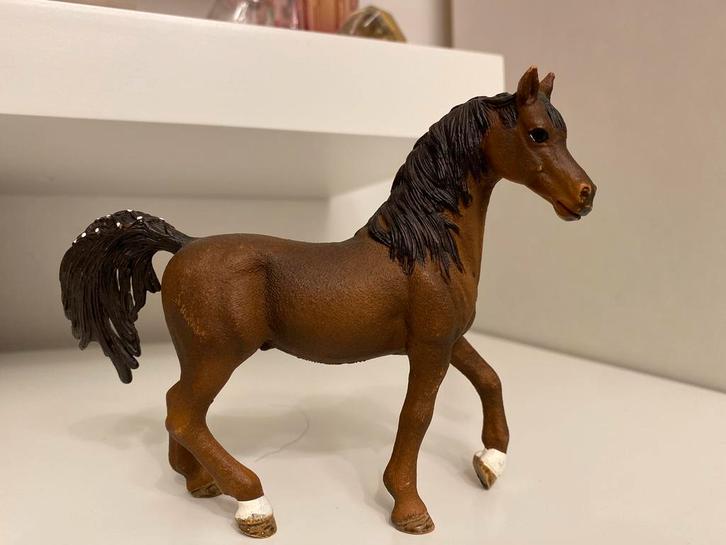 Schleich 13811 Arabier Hengst, Verzamelen, Dierenverzamelingen, Gebruikt, Beeldje of Figuurtje, Paard, Ophalen of Verzenden