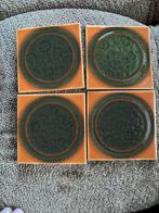 Vintage mosa tegeltjes., Ophalen of Verzenden, Zo goed als nieuw, Glas of Kopje