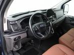 Ford Transit Custom 2.0TDCi 130PK Automaat Limited | Leder |, Auto's, Gebruikt, 4 cilinders, Blauw, Leder