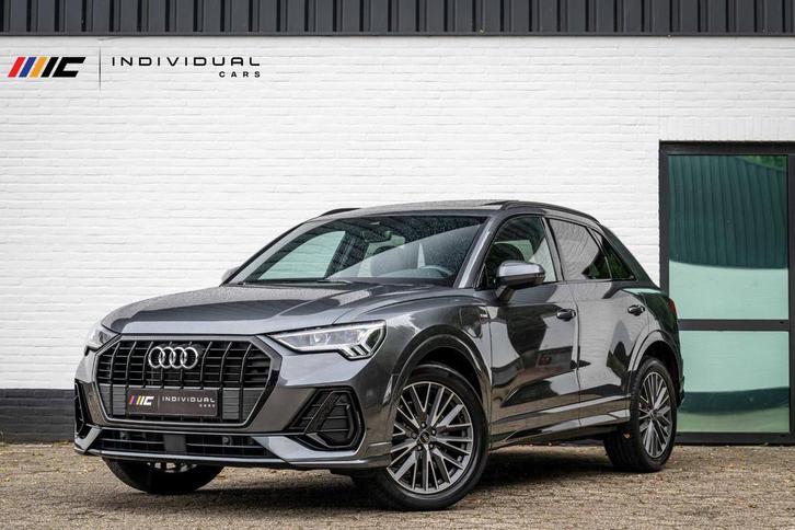 Audi Q3 45 TFSI e S-Line ACC Panorama Keyless Black Optic, Auto's, Audi, Bedrijf, Te koop, Q3, ABS, Achteruitrijcamera, Adaptive Cruise Control