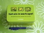 Het zin in werk spel - ontdek de echte waarde van je werk, Hobby en Vrije tijd, Gezelschapsspellen | Overige, Een of twee spelers