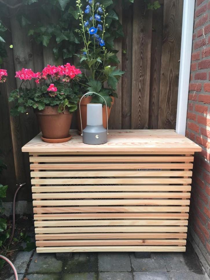 Ook jouw airco buiten unit in een strakke Douglas ombouw?, Tuin en Terras, Tuinmeubel-accessoires, Nieuw, Ophalen