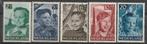 postzegels NVPH 573 - 577 Kinderzegels 1951 postfris., Na 1940, Verzenden, Postfris