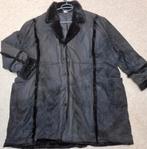Leuke suede look zwarte lange jas met teddy kraag maat XXL, Ophalen of Verzenden, Zo goed als nieuw, Maat 46/48 (XL) of groter