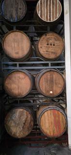 Oude eikenhouten wijnvaten - regenton - bloembak, Ophalen, Gebruikt, 25 flessen of meer, 75 cm of meer