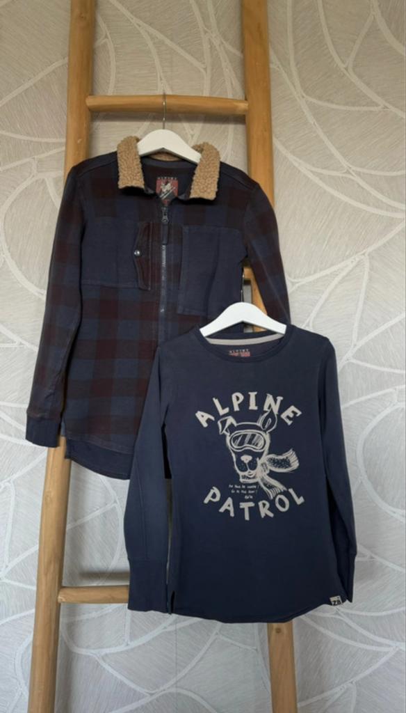 Z8 blouse + longsleeve, Kinderen en Baby's, Kinderkleding | Maat 128, Jongen, Setje, Ophalen of Verzenden