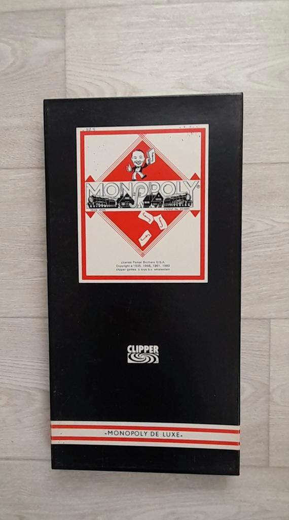Monopoly in de zwarte doos de vintage uitvoering met guldens, Hobby en Vrije tijd, Gezelschapsspellen | Bordspellen, Ophalen of Verzenden