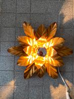 Hans Kogl florale wandlamp, vergulde bladeren, Gebruikt, Ophalen of Verzenden, Onbekend, Metaal