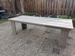 Steigerhout tafel grijs  tuintafel, Ophalen, Gebruikt, Rechthoekig, Hout